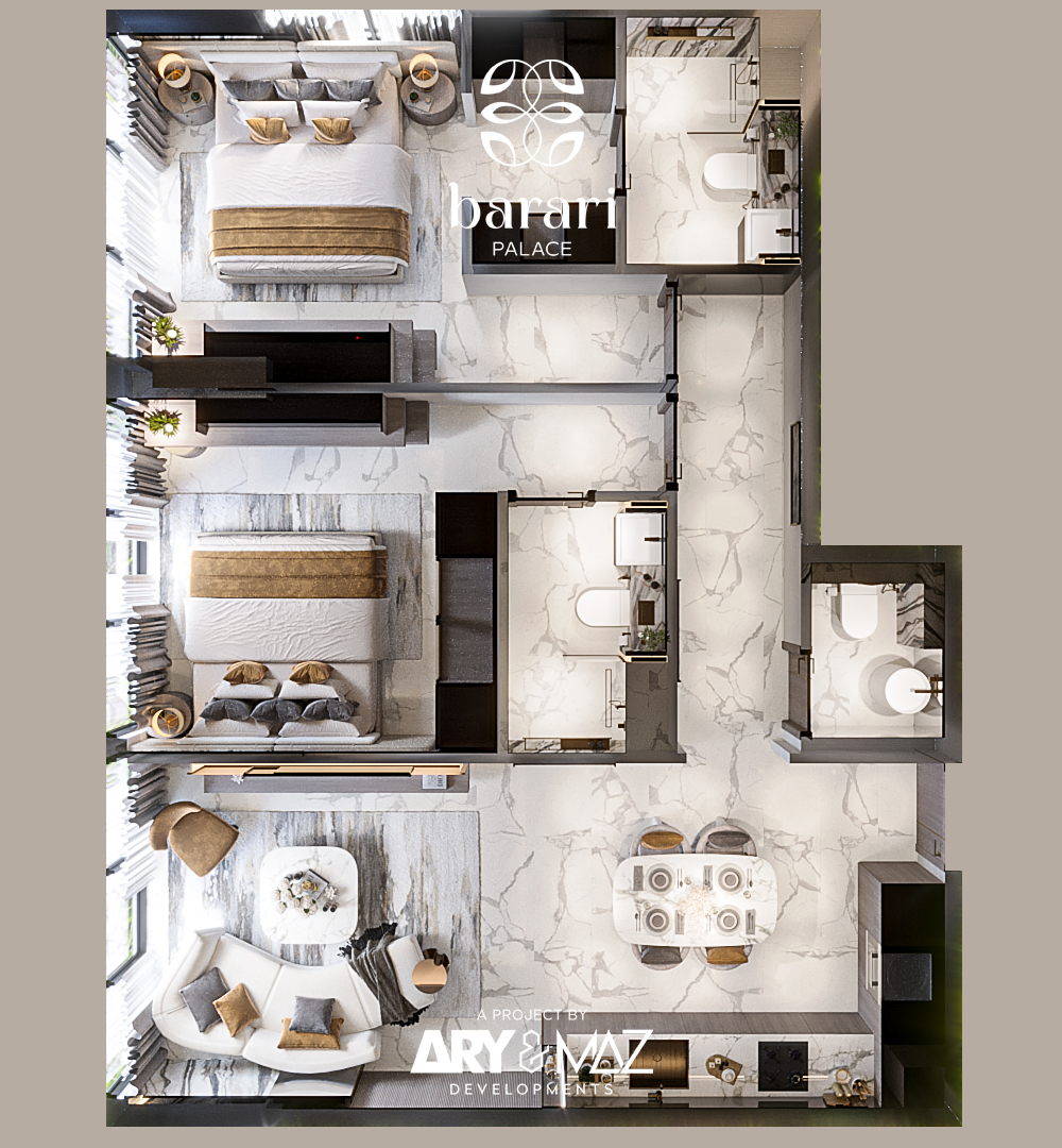2BR Floor Plan